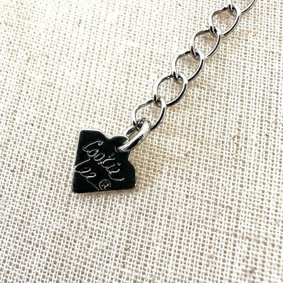 Cookie Lee irridescent beaded multi strand pendant necklace - Picture 5 of 10